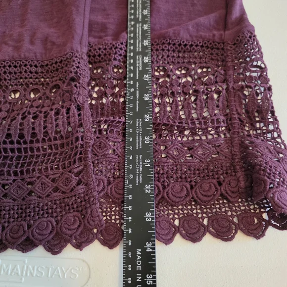 Chico's Deep Burgundy Top - Picture 9 of 9